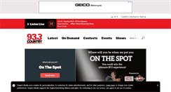 Desktop Screenshot of country933.com